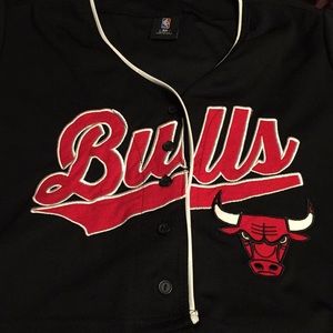 Chicago bulls crop top t-shirt